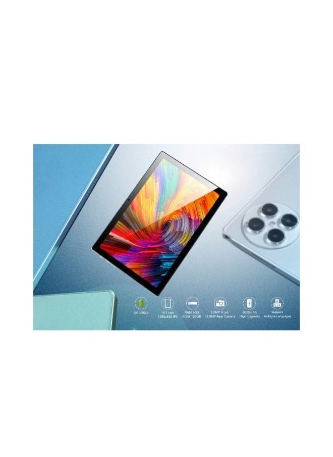REBENUO - M19 tablet 10.1-inch screen size 8GB RAM and 512GB storage space supports 5G LTE connection latest version (blue) - Image 1