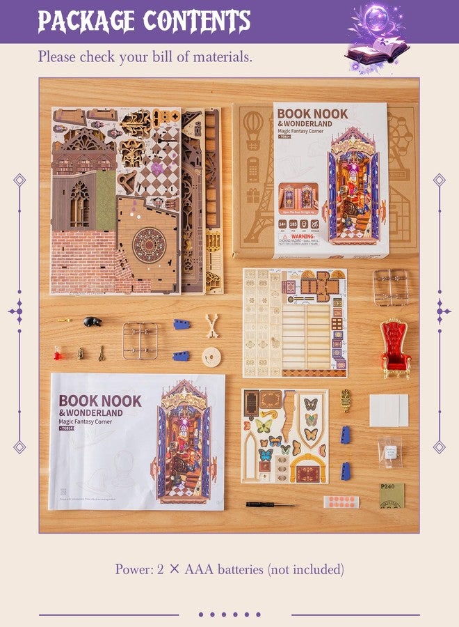 ROBOTIME Book Nook Kit 3D Puzzle TGB14 - Image 4