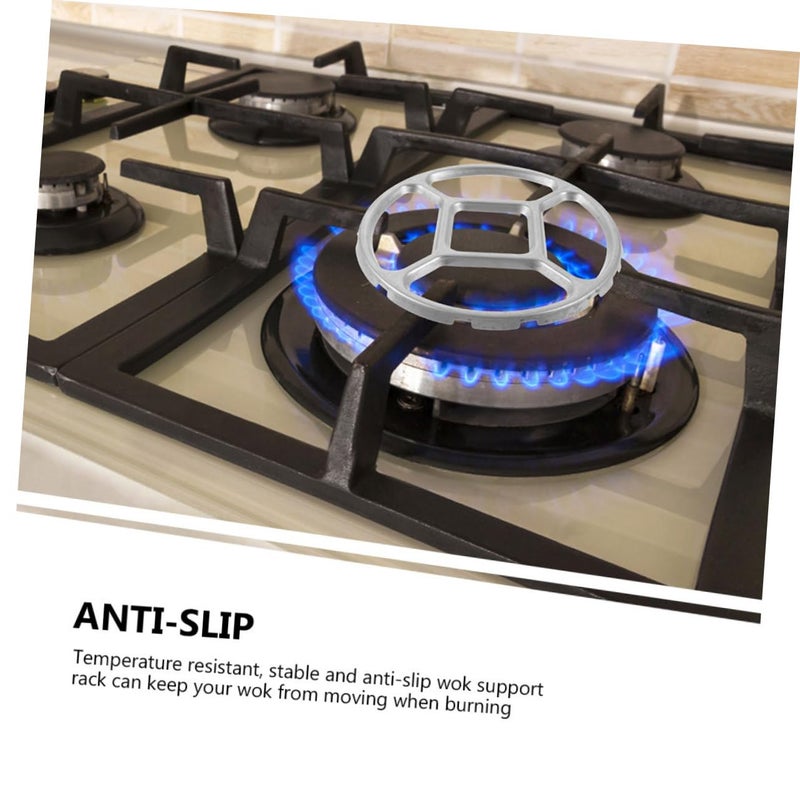 2 Pcs Heavy Duty Gas Stove Bracket Non Slip Pot Holder Wok Ring Support 12 Inch - Image 3