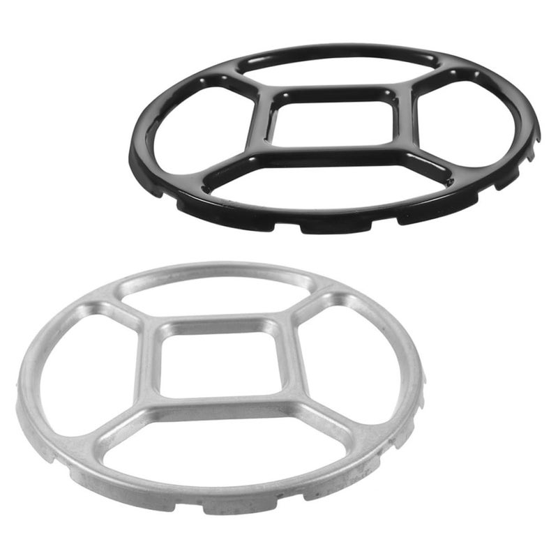 2 Pcs Heavy Duty Gas Stove Bracket Non Slip Pot Holder Wok Ring Support 12 Inch - Image 2