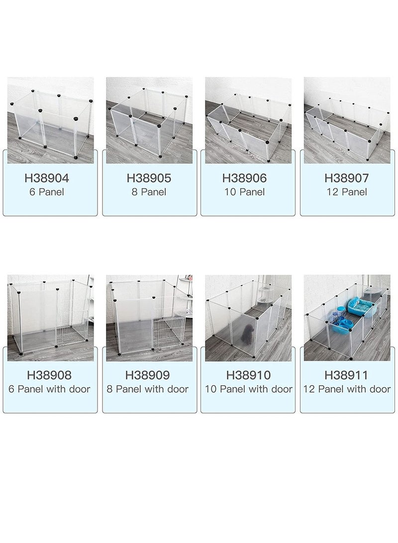 DubaiGallery Dog Fence Pet Indoor Playpen PP Material Can Be DIY Freely Combined Multifunctional Dog Fence Gate Dogs Rabbit Pig Cage - Image 4