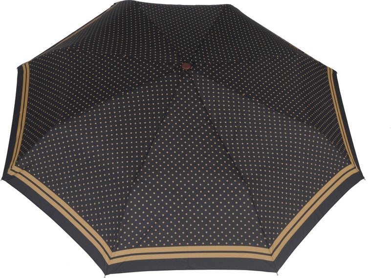 April Snotline Women's Umbrella Super Mini Yellow Polka Dot Black 08L  - Image 5