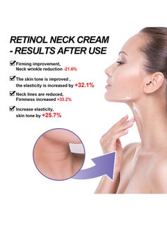 EELHOE Retinol Neck Cream Fade Neck Lines, Firming and Moisturizing Brighten Skin Neck Massage, Reshape Swan Neck-40g  - Image 5