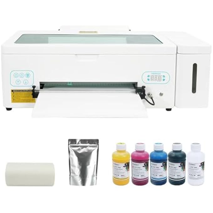 A3 DTF PRINTER L1800 KIT WITH WHITE INK CIRCULATION DIRECT TO FILM PRINT FOR DIY PRINT.(A3 DTF PRINTER + SOFTWARE + 5X250ML INK + FILM) - Image 3