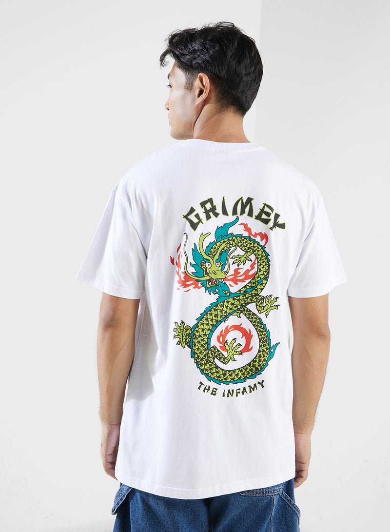 Grimey The Lucky Dragon Regular T-Shirt - Image 1