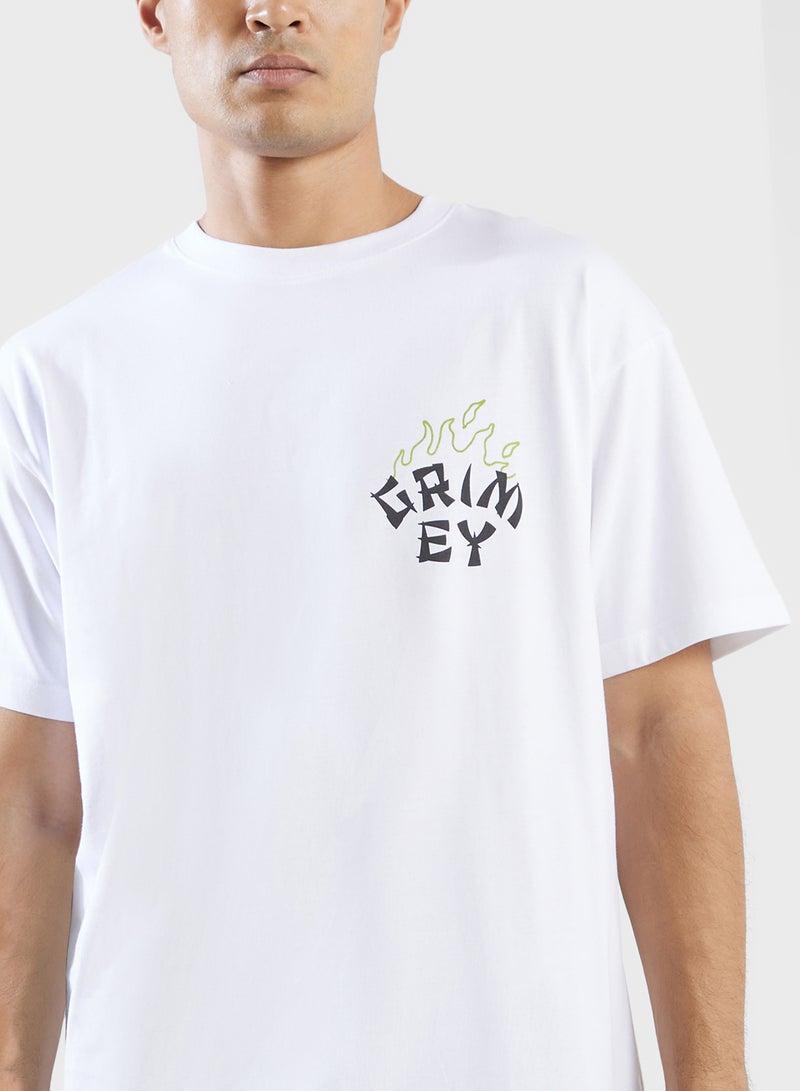 Grimey The Lucky Dragon Regular T-Shirt - Image 3