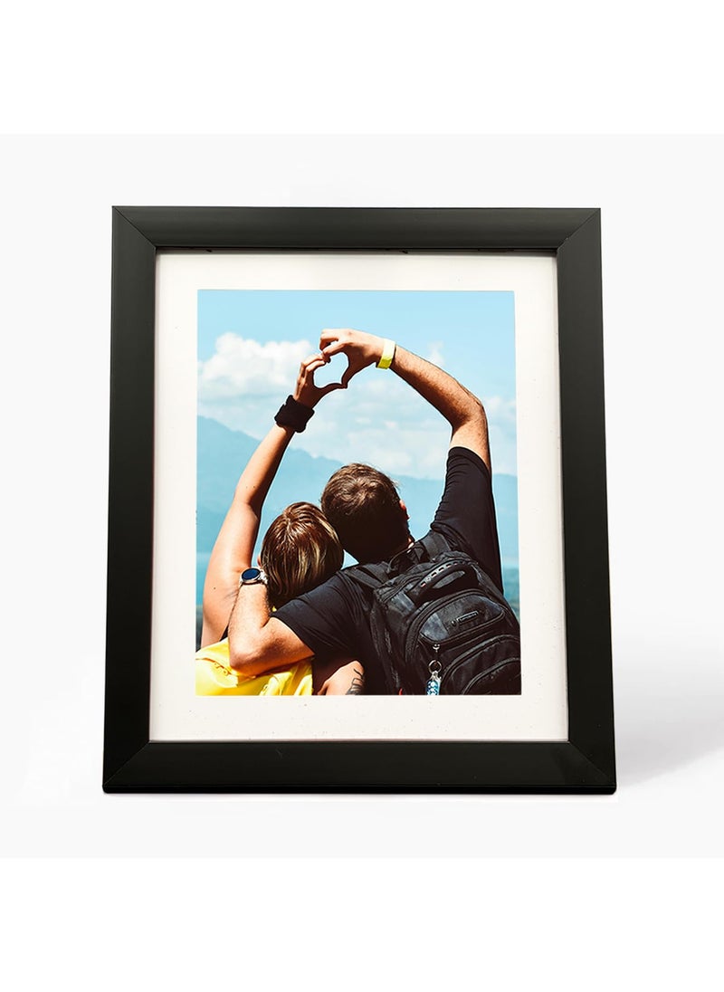 Art Street Art Street wood Customized Table Photo Frame With Photo Upload, Birthday, Anniversary Gift for Husband, Couple, Brother, Sister, Parrents (8x10 Inch, Black, Rectangular, tabletop)  - Image 2