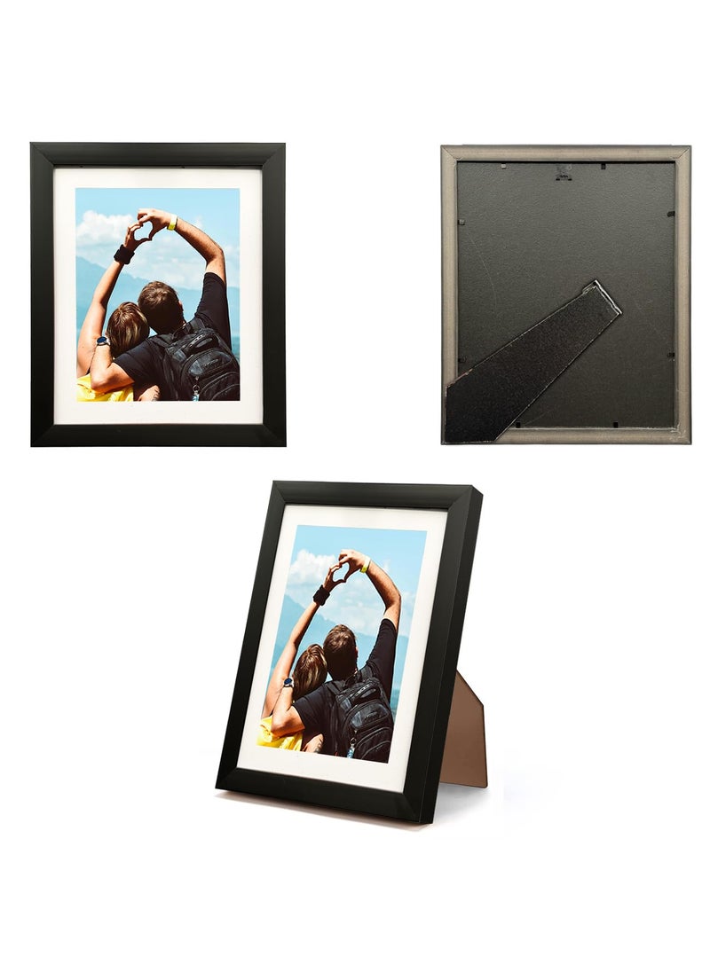 Art Street Art Street wood Customized Table Photo Frame With Photo Upload, Birthday, Anniversary Gift for Husband, Couple, Brother, Sister, Parrents (8x10 Inch, Black, Rectangular, tabletop)  - Image 4
