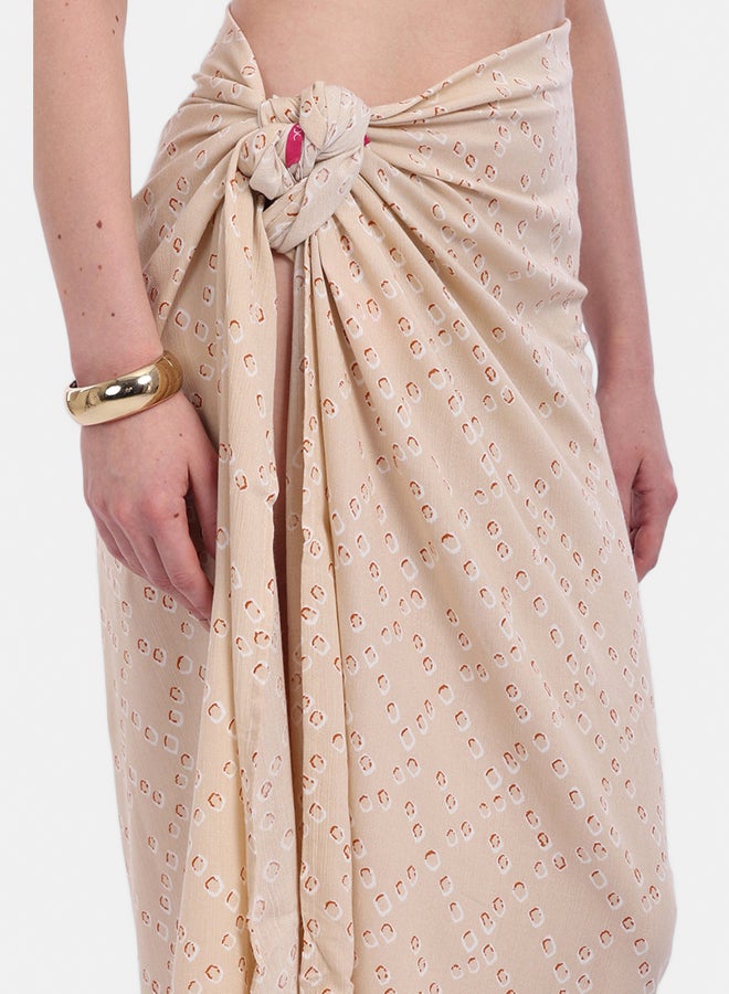 Carina All Over Print Beach Sarong Wrap - Image 4
