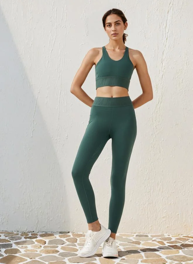 Kappa Kappa  Racerback Sports Bra with Adjustable Straps