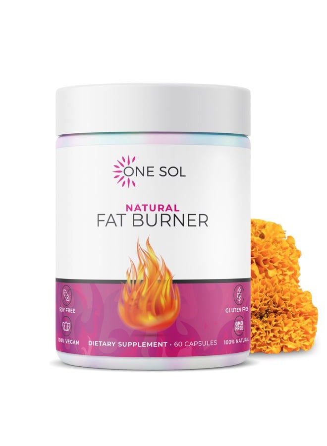 One Sol Fat Burner for Women, Natural Metabolism Booster, Burn More Calories, Boost Energy & Mood, Curb Appetite & Stop Cravings, No Crash or Jitters, All-Natural Ingredients, Gluten & Soy Free - Image 1
