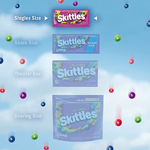 SKITTLES Wild Berry Chewy Candy Full Size Movie Night Party Favor Candy Packs Bulk Box 217 oz Pack of 36 - Image 5
