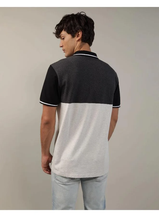 American Eagle Embroidered Logo Polo T-shirt