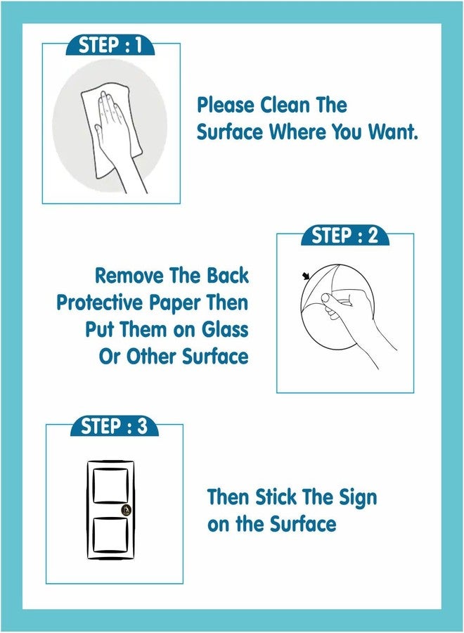 HOSTK Sign, Acrylic Signage Sticker Designs, Employees Only Signage, No Entry Sign, Self Adhesive Sign Board for Shops and Offices, Staff Only Signage, Sign Board Ideas (Women & Men SIGNAGE) - Image 5