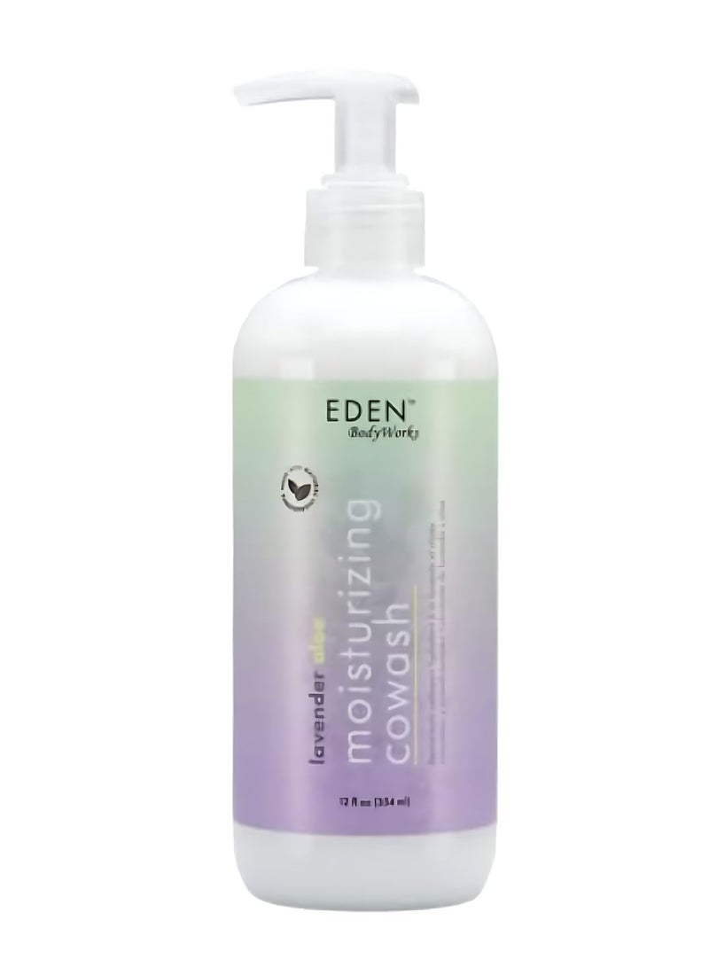 eden bodyworks Lavender Aloe Moisturizing Cowash Nourish, Detangle, and Restore Moisture to Hair 12oz - Image 1