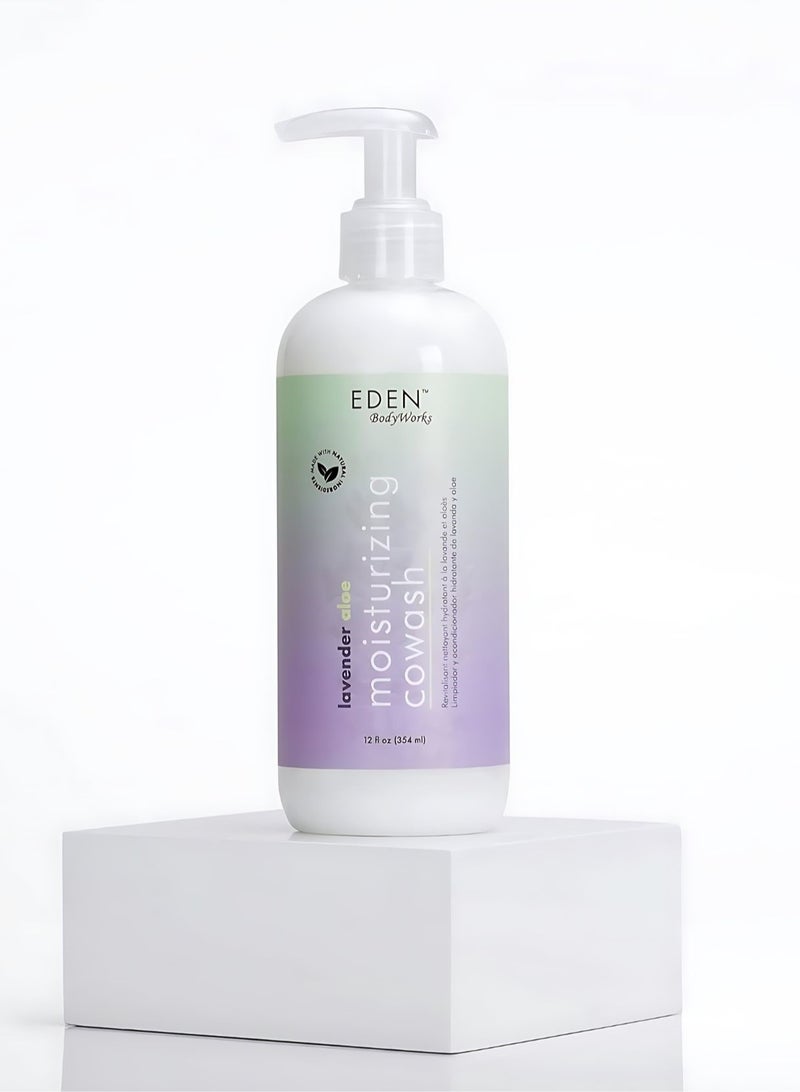 eden bodyworks Lavender Aloe Moisturizing Cowash Nourish, Detangle, and Restore Moisture to Hair 12oz - Image 5