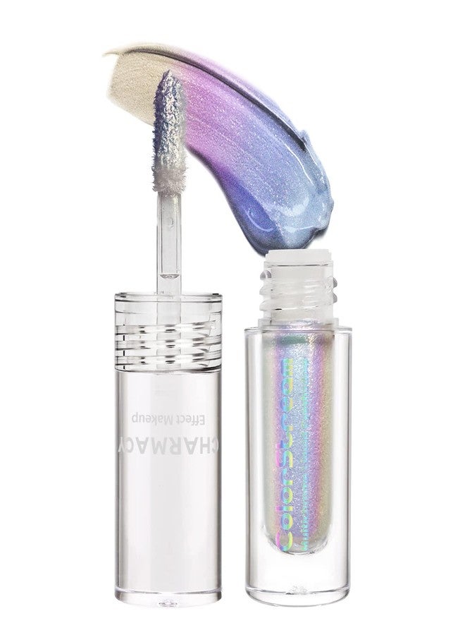 CHARMACY Chameleon Glitter Eyeshadow, Liquid Shimmer Sparkle High Pigment Duochrome Eye Shadow, Long-Lasting With No Creasing Eye Cosmetics, 1.6g (#08) - Image 1