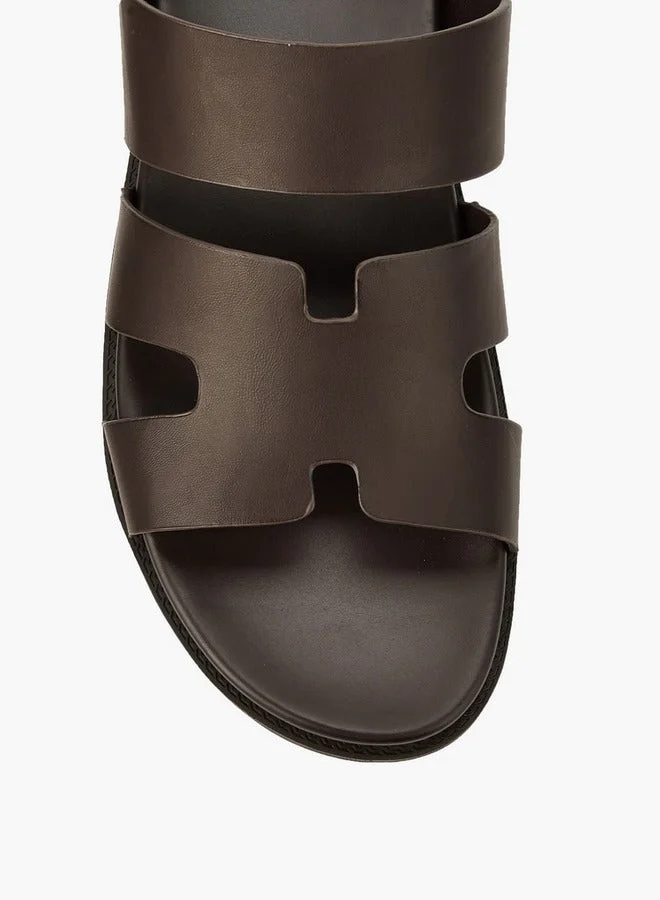 DUCHINI Brown Men Slip-On Comfort Sandals for Men | Best Price UAE