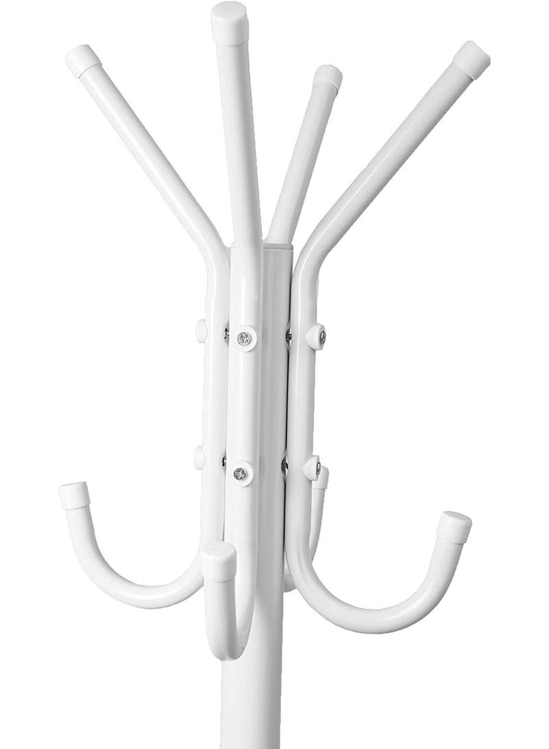 DubaiGallery Coat Stands Coat Racks Metal Coat Rack Coat Stand Metal Hat Coat Stand Heavy Bedroom Hallway Free Standing Clothes Hat Rack Hangers Free-Standing Hanger Rack - Image 2