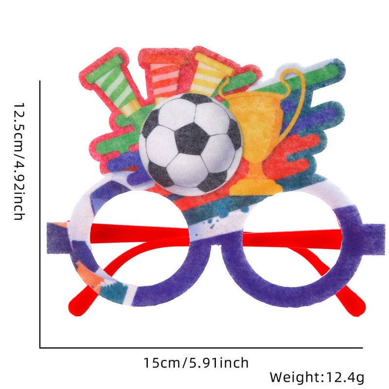 TEXSENDA World Cup Fan Glasses - Football Trophy Celebration Style - Image 1