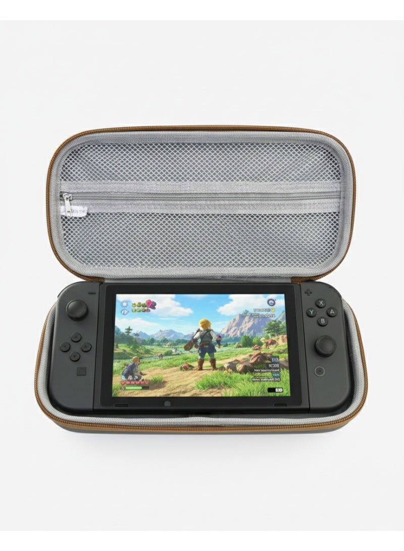 Nintendo Switch Protective Carry Case – The Legend of Zelda: Breath of the Wild Edition | Shockproof Travel Case | Scratch-Resistant, Lightweight & Accessory Storage | Compatible with Switch / Switch OLED make it arabic - Image 3