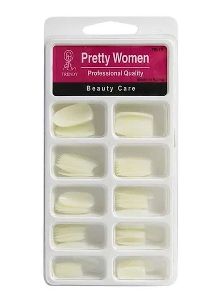 Pretty Woman 100-Piece Nail Tips White 