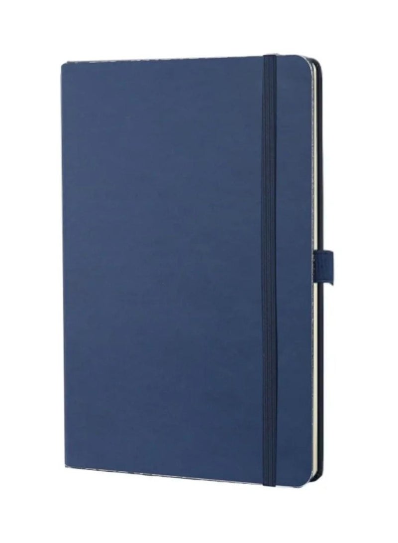 Generic A5 Hard Cover Compact Ruled Notebook, 200 Pages Blue - Image 1