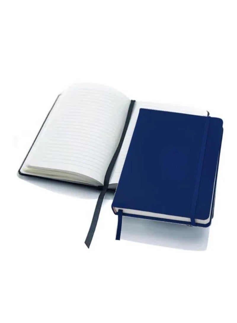 Generic A5 Hard Cover Compact Ruled Notebook, 200 Pages Blue - Image 2