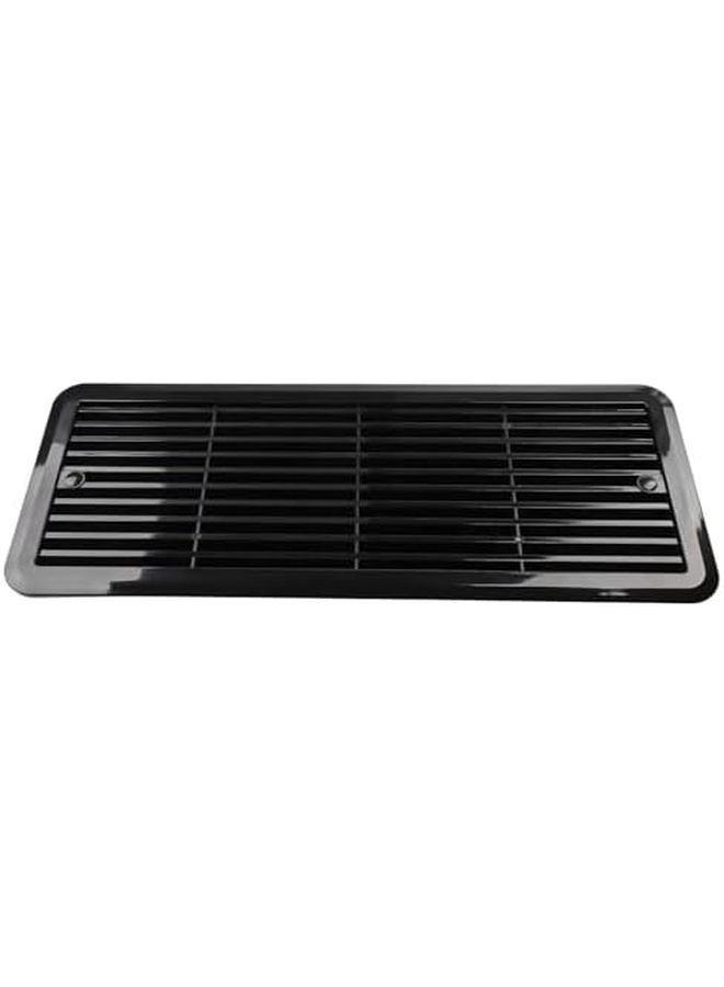 Black Fridge Vent Cover 483mm x 186mm Weather Resistant Easy Install for RV Caravan Motorhome - Image 4