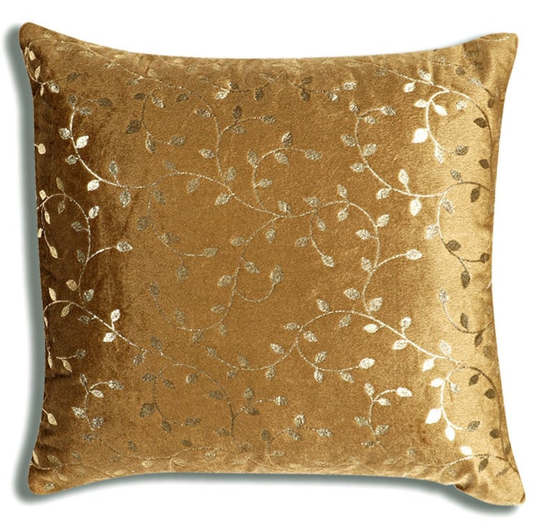 RD TREND® Premium Velvet Cushion Covers Set of 5 | Soft Embroidered Decorative Throw Pillow Covers for Sofa, Bed & Living Room | Cushion Cover 16 inch x 16 inch (40x40 cm) Multi - Image 5