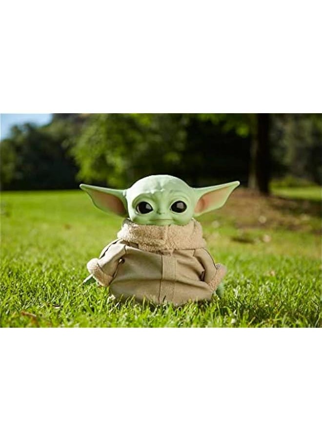 null - Star Wars Grogu Plush Toy, 11-inch Character Figure with Soft Body. Inspired by Star Wars The Mandalorian - Image 1
