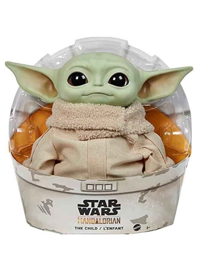 null - Star Wars Grogu Plush Toy, 11-inch Character Figure with Soft Body. Inspired by Star Wars The Mandalorian - Image 1