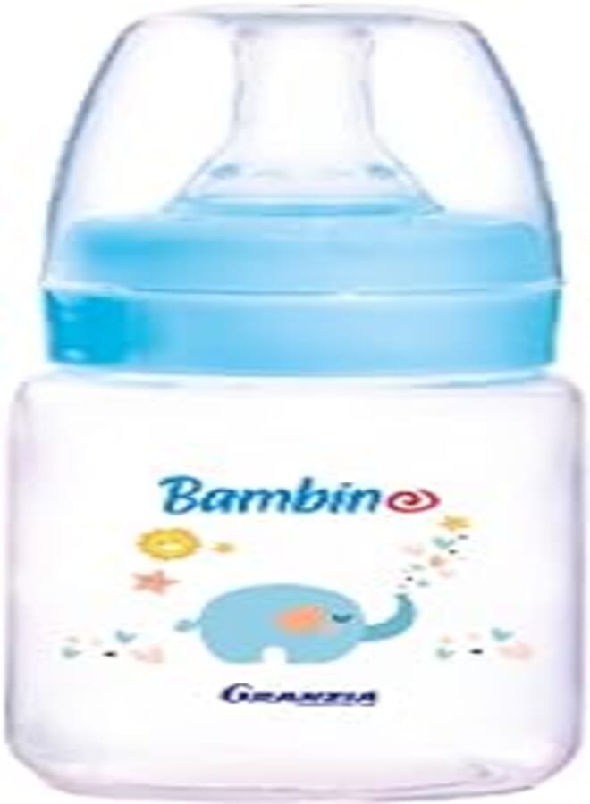 Granzia Bambino Classic Baby Feeding Bottle Blue 150 ML