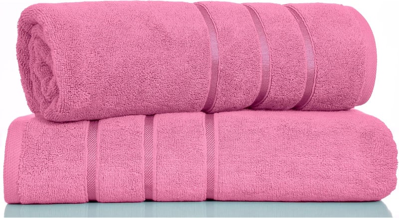 Bliss Casa Bath Sheet (2 Pack) — 80x160 cm 100% Cotton Bath Sheets, Ultra-Soft & Highly Absorbent – Quick-Dry, Hotel-Quality & Durable - Image 3