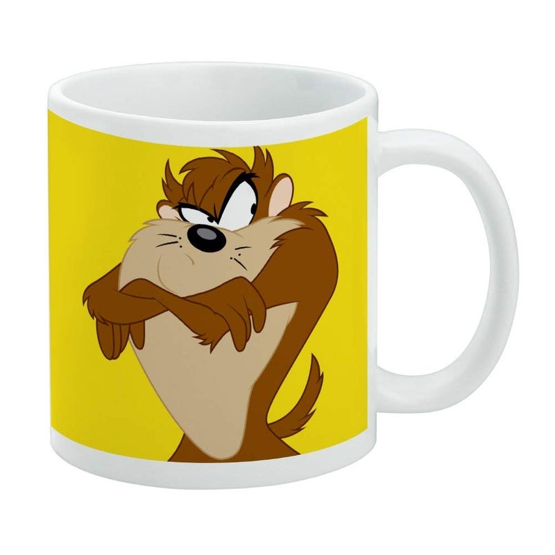 Looney Tunes Taz Ceramic Coffee Mug Novelty Gift Mugs for Coffee Tea and Hot Drinks 11oz White