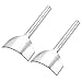 uxcell uxcell Arc-Shaped Leather Cutter Punch 50mm Strap End Punch Tool for Crafting Strap Belt Wallet and Bag 2pcs  - Image 2