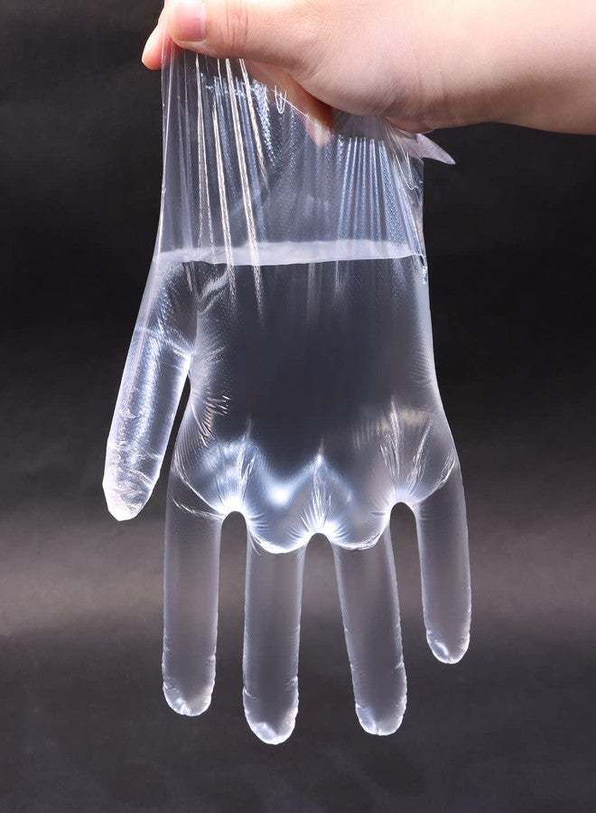 ONLYKXY 300pcs Clear Plastic Hand Gloves for Moisturizing Hand Cover Paraffin Wax Bath Liners for Hand Care Bags - Image 4