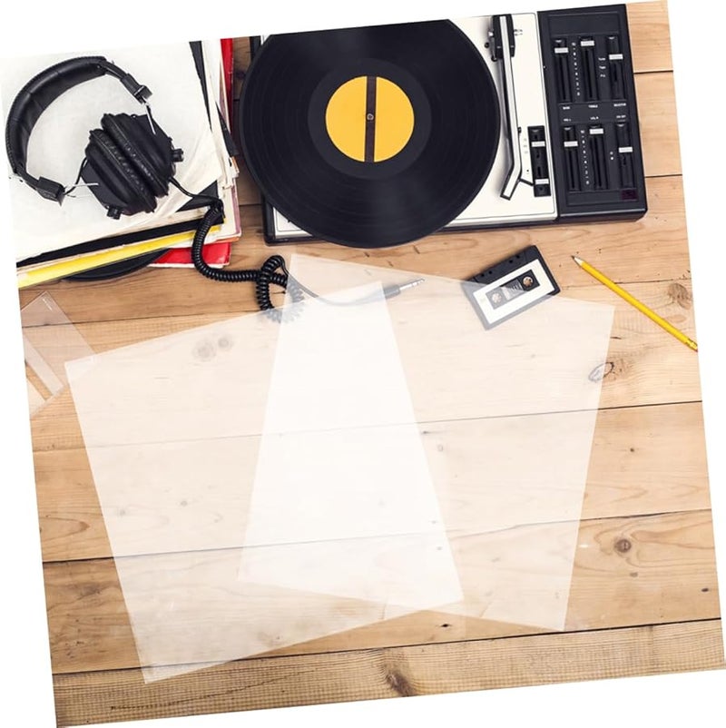 Self Adhesive Record Sleeves 25 Pack Transparent Vinyl Album Covers For Protection - Image 5