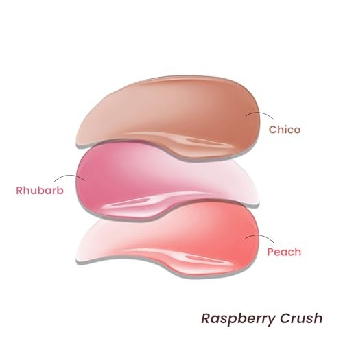 LAMIOR Peptide Glaze Lip Balm Combo Pack of 3 - Raspberry Crush | 3-in-1 Formula for Glossy Shine, Healing, and Nourishment | Pillowy-Soft Lips | Nourishes Dry Skin | Real Reviews, Juicy Results! - Image 2