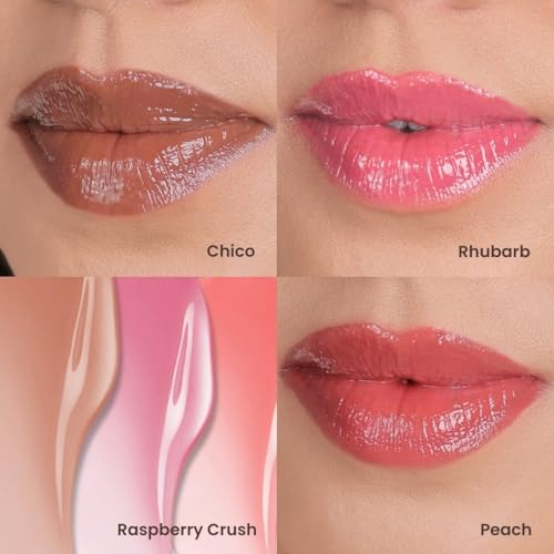 LAMIOR Peptide Glaze Lip Balm Combo Pack of 3 - Raspberry Crush | 3-in-1 Formula for Glossy Shine, Healing, and Nourishment | Pillowy-Soft Lips | Nourishes Dry Skin | Real Reviews, Juicy Results! - Image 3