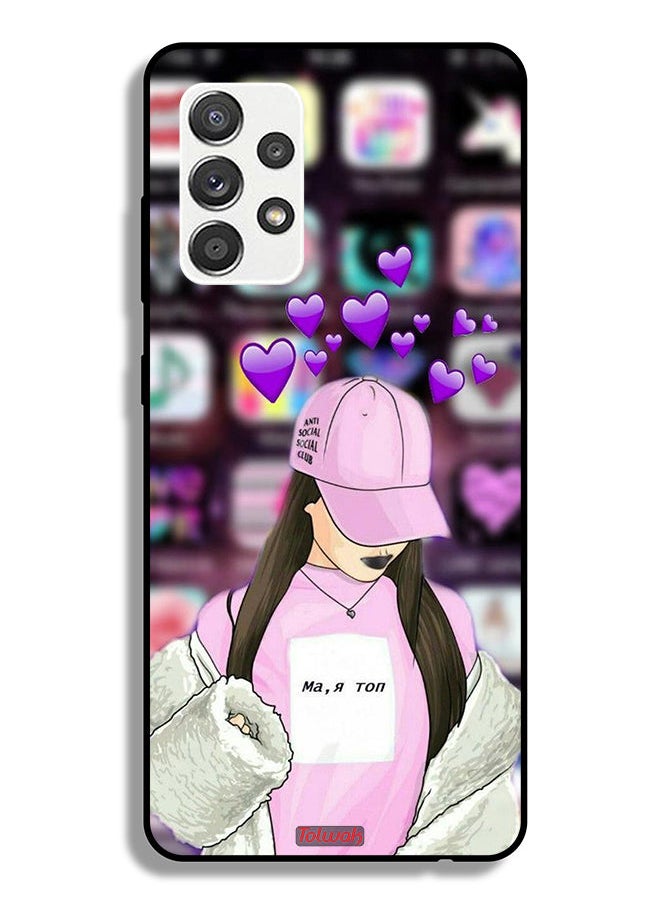 Tolwak Samsung Galaxy M32 5G Protective Case Cover Anti Social Club  - Image 1