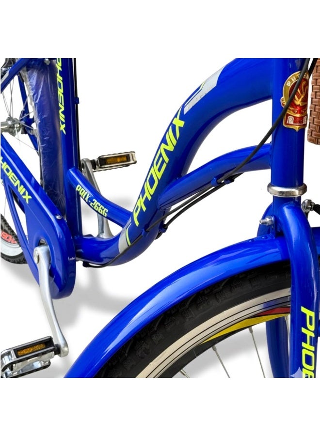 فينيكس دراجة سيتي بايك مقاس 26 – سرعات شيمانو - Image 4