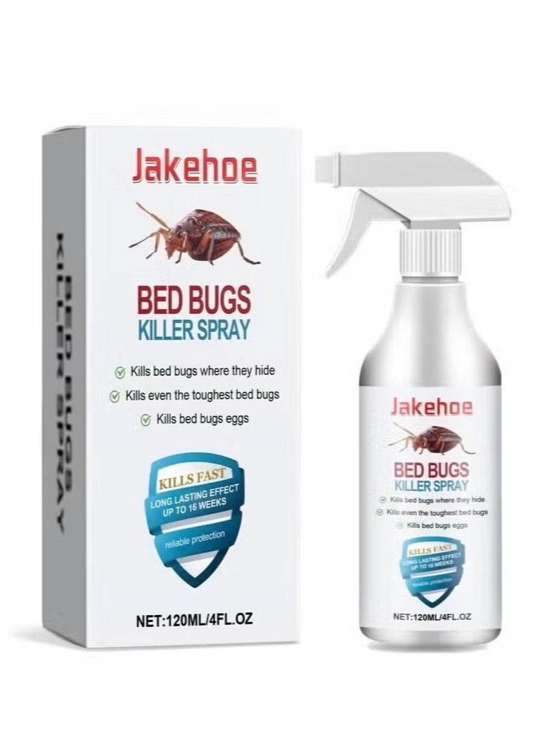 Generic 120ml Bed Bugs Repellent Spray, Cockroach and Fly Repellent Spray, Botanical Active Ingredients, Repels Insects and Bugs on Contact, Non-Greasy, Repels Fleas, Moths and Bed Bugs Indoors, No Stain, F  - Image 1