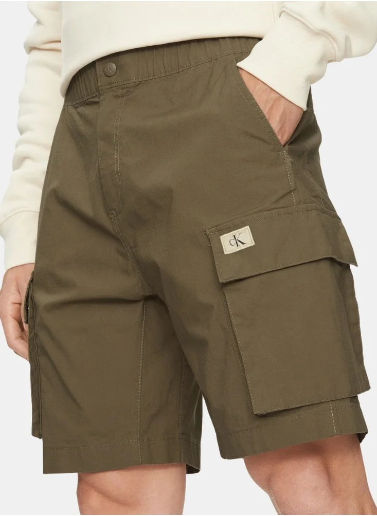 Calvin Klein Jeans Washed Cargo Shorts