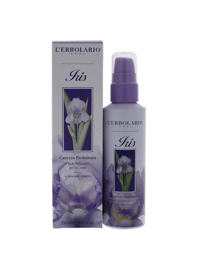 L'Erbolario L'Erbolario Iris Perfumed Caress Smoothing Body Fluid - Body Moisturizer to Hydrate, Protect - Liquid Body Lotion for Women - All Skin Types - 5.1 oz - Image 1
