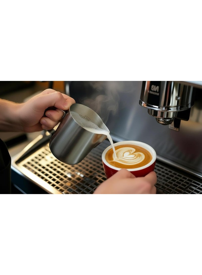 Rattleware 350ML Etched Macchiato Pitcher for Milk Frothing Espresso & Latte Art - Image 2