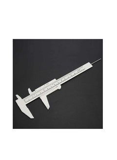 ORiTi ORiTi Vernier Caliper Waterproof Plastic Eyebrow Permanent Makeup Ruler Students Experimental Measurement Tools  - Image 3