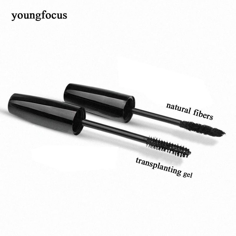 Youngfocus 3D Fiber Lash Mascara Waterproof, Luxuriously Longer, Thicker, Voluminous Eyelashes, Long-Lasting, Dramatic Extension, Smudge-proof, Hypoallergenic Formula-Best Gift - Image 3