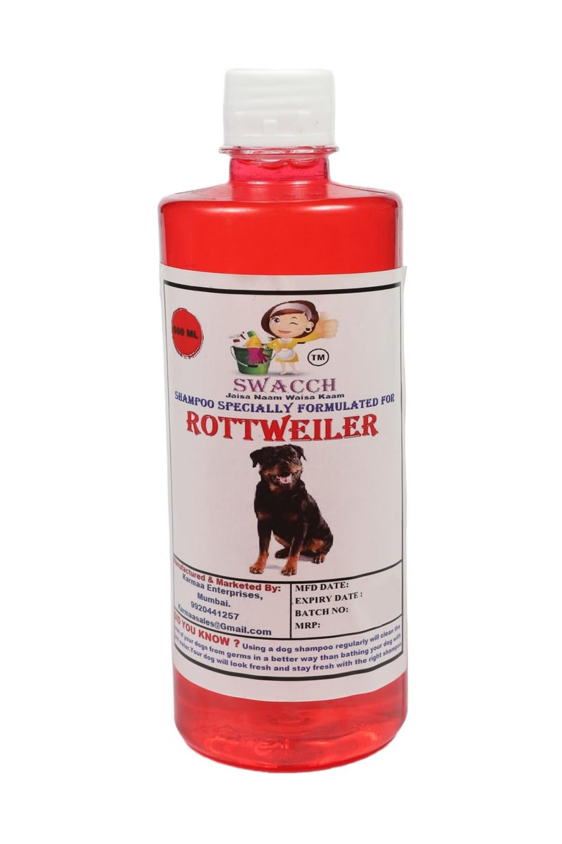 swacch Shampoo | Puppy Safe Shampoo | PH Balanced | Ditch to Itch for Rottweiler Dog Shampoo 500ml (Jasmine) + Spike Ball Chew Toy Combo Pack - Image 2