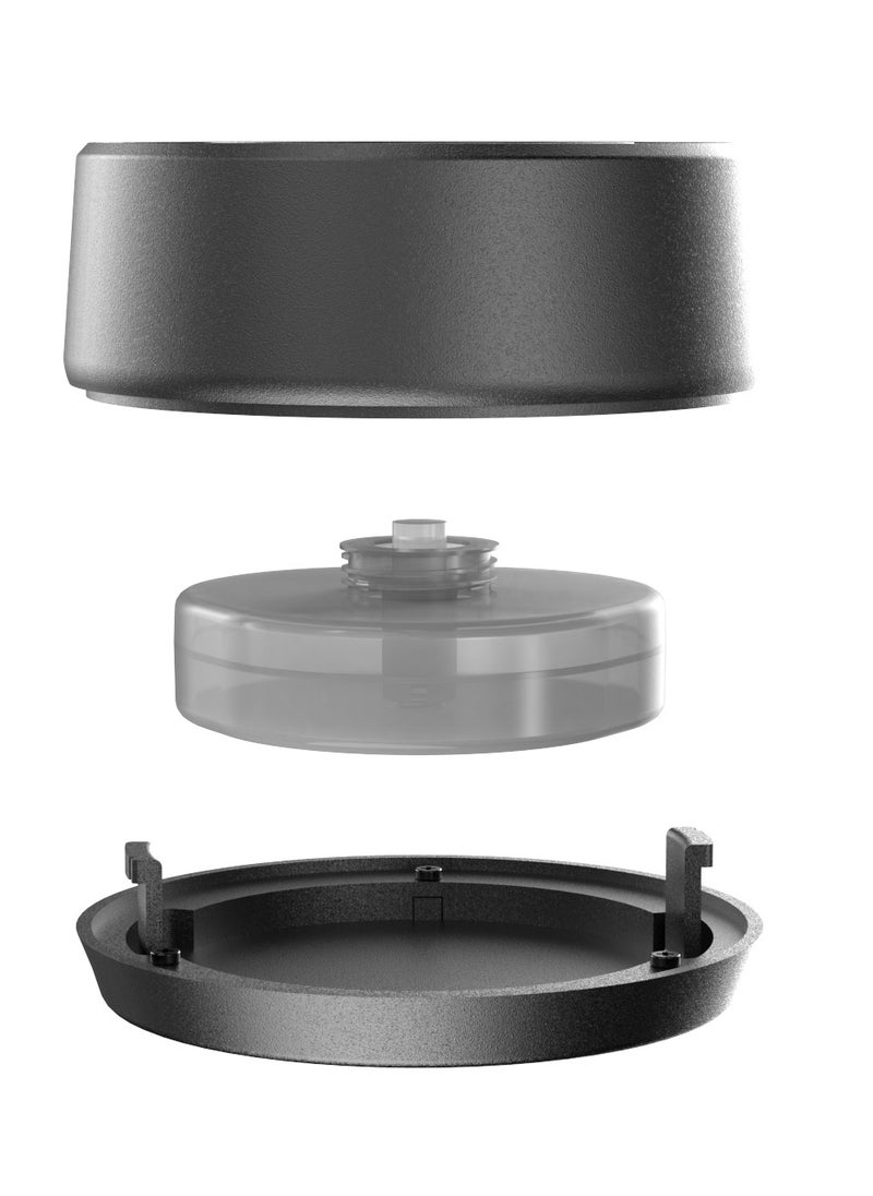 LEVELO - Vapor Car Aroma Diffuser 400mAh / Oils & Fragrances / Refillable Container / Silent Operation / Automatic Timer / Touch Control / Smart Sensor / Cold Diffusion - Black - Image 1